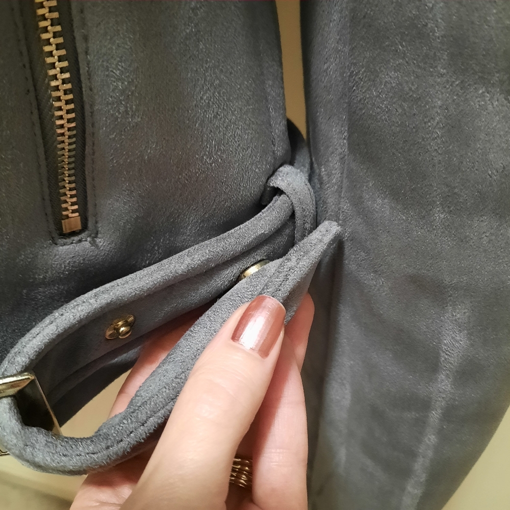 Romeo & Juliet Couture Vegan Suede Jacket - Picture 13 of 15